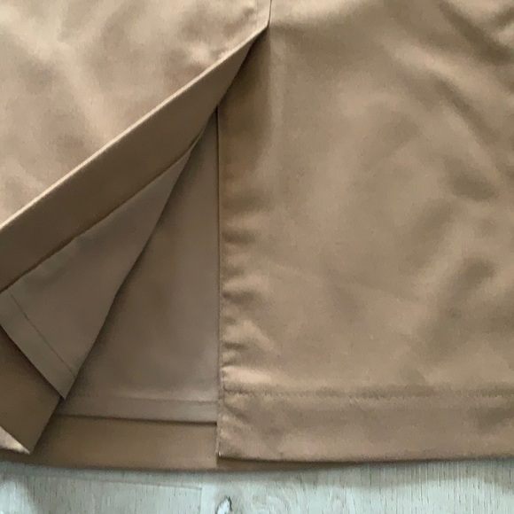 NWOT The Limited tan skirt buttons high waist classic vintage inspired sz 4 midi - Picture 5 of 11